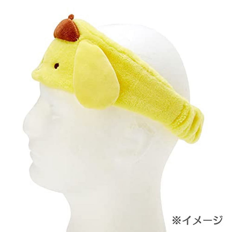 Sanrio Hair Band, Yellow Purin Pom Pom Unisex Turban  display picture 3