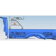 Black Horse ATLAS Roll Bar Black Compatible with 1999-2025 Ford F-250 Super Duty 1999-2025 Ford F-350 Super Duty 1999-2025 Ford F-450 Super Duty-RB-BA15B