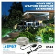 thumbnail image 3 of 25ft Cool White LED Rope Light, 288 LEDs Outdoor Waterproof - Connectable Accent Lighting for Patio, Backyard, Holiday Decor, 3 of 9