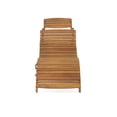 thumbnail image 6 of LINJH Lisbon Outdoor Wood Folding & Portable Chaise Lounge, 6 of 8