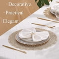 thumbnail image 3 of Round Placemats, 6 Pcs Placemats Heat Insulation Stain-resistant Placemats With Geometric Mandala Pattern Table Coasters For Home Restaurant Dining, 3 of 5