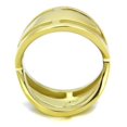 thumbnail image 3 of Luxe Jewelry Designs Women's Gold Ion Plated Stainless Steel Bow Shaped Ring - Size 6 (Pack of 2), 3 of 4