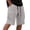 BX60_Light Gray, variant on Dwellite Cargo Shorts for Men Elastic Waist Drawstring Stretchy Twill Cargo Shorts Below Knee Length Hiking Outdoor Clothes Black L