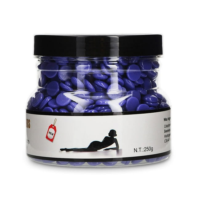 Qarigey Cuentas de cera para la depilación Frijoles depilatorios opcionales Herramientas de belleza multicolor Terapia sin papel Suministros para el Dispositivos de depilación Lavanda Qarigey CE012017-03