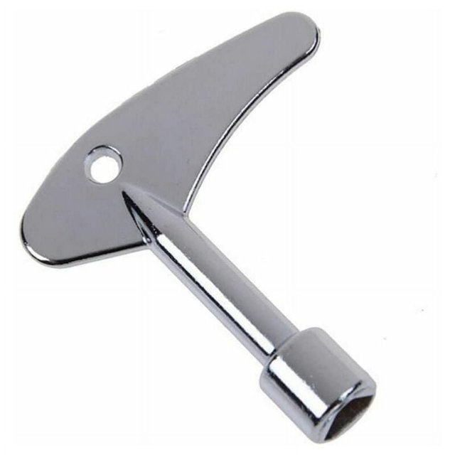 Pieza original para tractores de jardín y césped, llave universal de acero inoxidable, llave triangular liviana, esencial para acceder a la puerta del elevador de emergencia