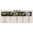 thumbnail image 5 of Scacto Women's Short Sleeve V Neck Bodysuit Seamed Cup Going Out Tops Shirt, 5 of 5
