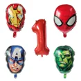 thumbnail image 2 of Globos de Papel de aluminio Spiderman 5 uds juguete para niños decoración de Fiesta Temática de cumpleaños Baby Shower 1 2 3 4 5 6St, 2 of 5