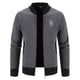 thumbnail image 1 of Chaqueta de suéter de punto de lana con capucha de tela escocesa de otoño e invierno de moda para hombres Pompotops  oipoqjl38385, 1 of 5