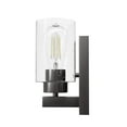 thumbnail image 4 of Hunter - Hartland 1-light Noble Bronze, Small Sconce Light, Dimmable, Transitional Style, for Bedrooms, Dining, Living Rooms - 13073, 4 of 6