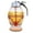 as shown, variant on Ludlz Honey Dispenser No Drip Glass - Maple Syrup Dispenser Glass - Beautiful Honey Comb Shaped Honey Pot - Honey Jar with Stand, Great Bee Decor ABS Honey Syrup Dispenser Container for Home