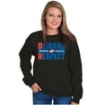 thumbnail image 3 of DR Dominican Republic Demand Respect Unisex Plus Fleece Graphic Sweatshirt Brisco Brands 5X, 3 of 5