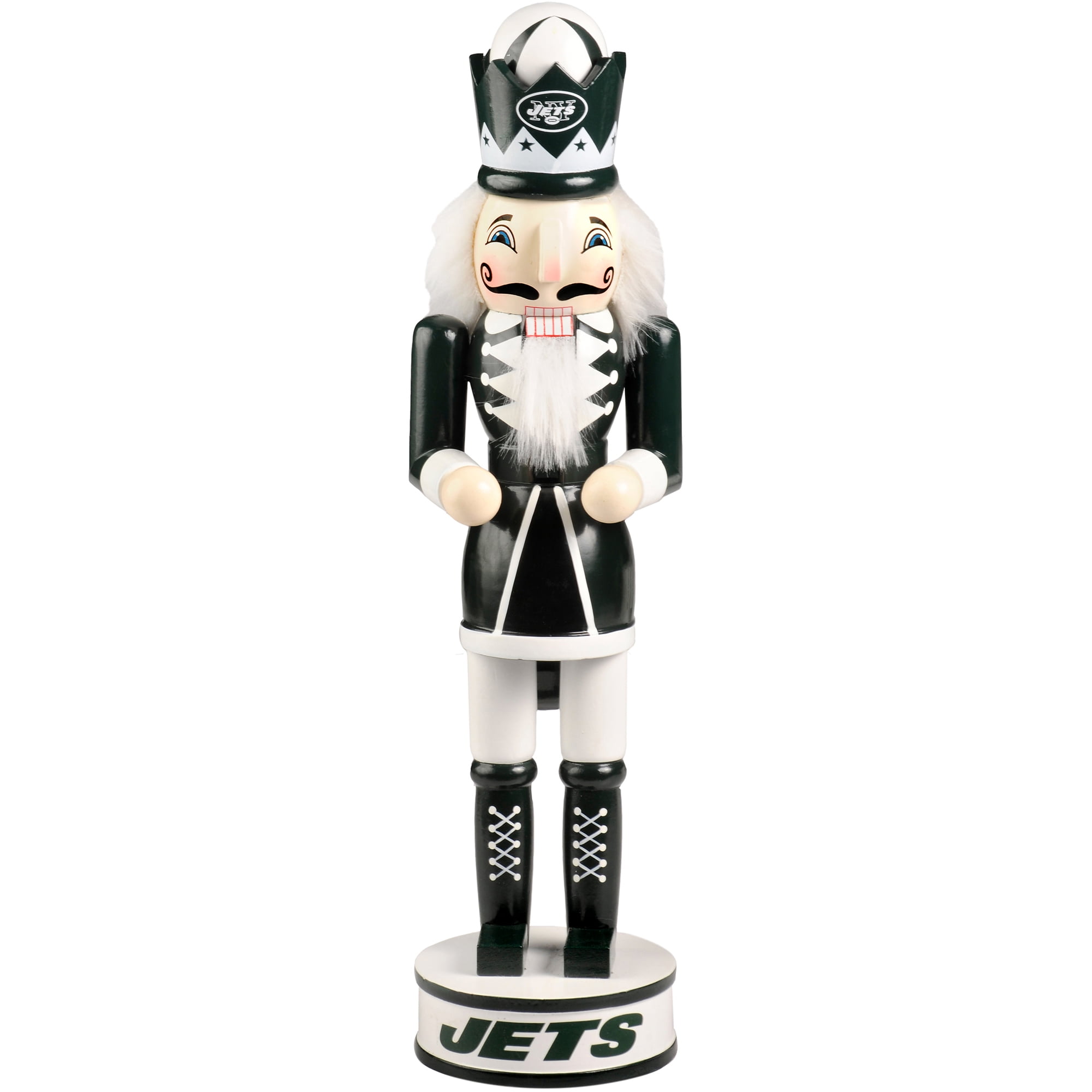 Forever Collectibles Holiday Nutcracker V2, New York Jets