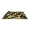 thumbnail image 2 of Ahgly Company Indoor Square Abstract Brown Modern Area Rugs, 3' Square, 2 of 4