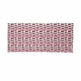 thumbnail image 2 of Abstract Neck Gaiter, Strokes and Drops, Unisex, Pale Pink White, by Ambesonne, 2 of 3