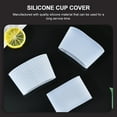 thumbnail image 3 of 9 Pcs Anti-scald Cup Cover Glass Mug Holder Espresso Travel White, 3 of 6