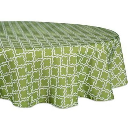 

Green Lattice Outdoor Tablecloth 60 inch Round