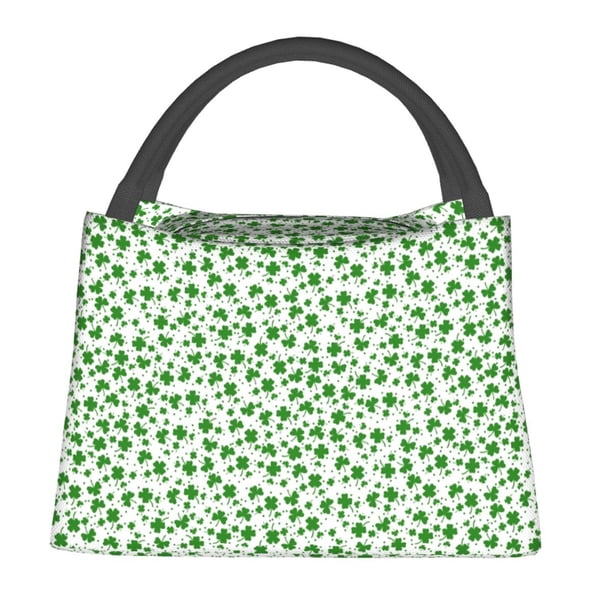 Fotbe St Patrick's Day4 Bolsa Térmica Portátil con Estampado, Bolsa de Entrega de Alimentos Aislada, Bolsa Reutilizable de Gran Capacidad para Comidas y Supermercado