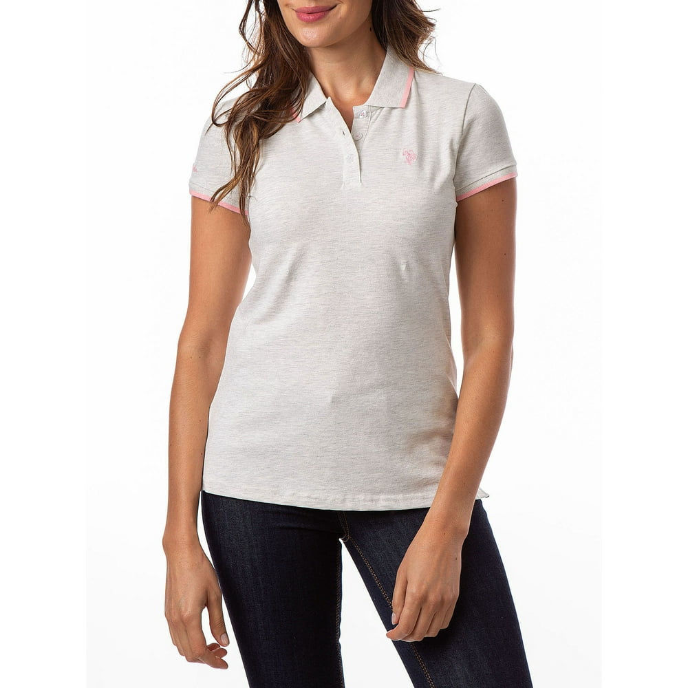 U.S. Polo Assn. US Polo Assn. Women's Pique Short Sleeve Polo Shirt