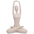 thumbnail image 2 of Decoración De Meditación, Pose Estatua De Yoga Figuritas Estatua De Yoga Con Material De Resina De Piedra Arenisca Nórdica Figura Decoración Para El Hogar Oficina Pose, 2 of 7