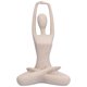 thumbnail image 2 of Decoración De Meditación, Pose Estatua De Yoga Figuritas Estatua De Yoga Con Material De Resina De Piedra Arenisca Nórdica Figura Decoración Para El Hogar Oficina Pose, 2 of 7
