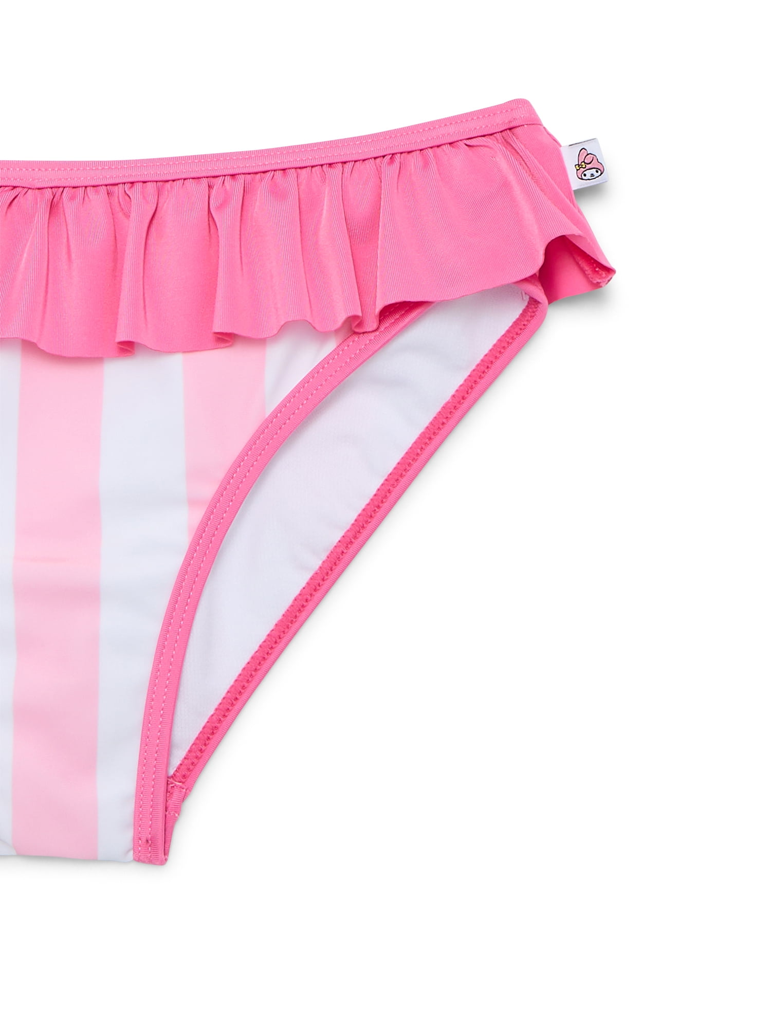 Wonder Nation Girls Hello Kitty My Melody Tankini Top and Bikini Bottoms Set, 2-Piece, Sizes 4-12