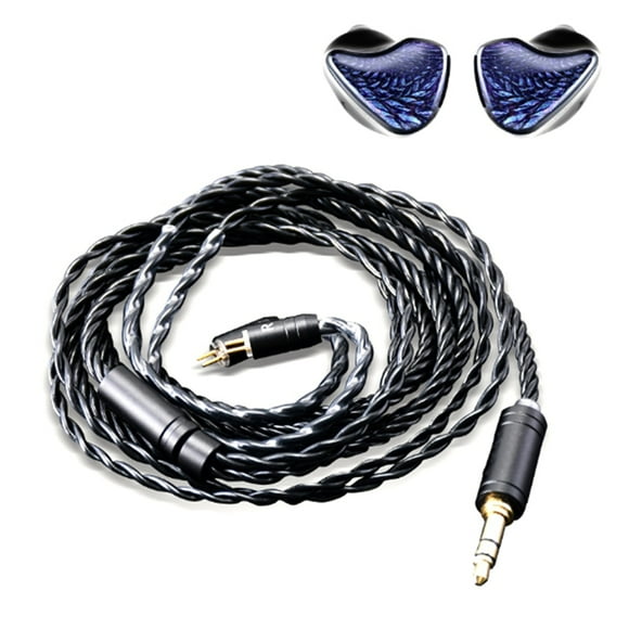 In Ear Earphone Monitor with Microphone Hifi Music Headphone IEMs Wired Gaming Earbuds for Audiophiles Gifts,Standard
