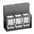 thumbnail image 2 of Organizador de utensilios de cocina moderno universal antideslizante para bloque de cuchillos de mostrador gris, 2 of 9