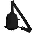thumbnail image 1 of Bolso Pecho Bolso Bandolera Informal Bolsos Tipo Cartera para Exteriores Bolso Mensajero (negro), 1 of 9