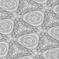 thumbnail image 1 of Ahgly Company Indoor Square Patterned Gray Area Rugs, 4' Square, 1 of 6