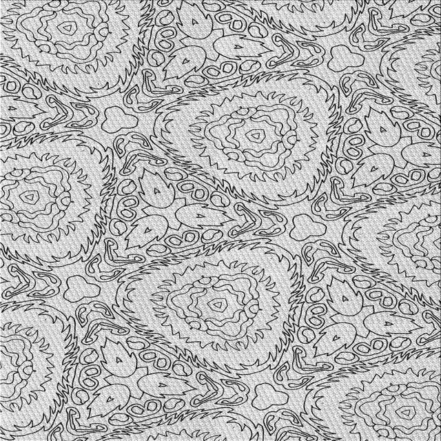 Ahgly Company Tapis d'Intérieur Lavable en Machine Carré Gris Transitionnel, 7 Pieds Carré