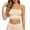 Beige-2, variant on Basic Bras For Women Solid Color Bandeau Cleavage Cover Strapless Bra Coverage For Low Necklines Stretchy Tube Top Casual Wear,L