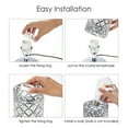 thumbnail image 3 of Labymos Crystal Bedside Table Lamp Decorative Desk Light with Dual USB Charging Port Modern, 3 of 6