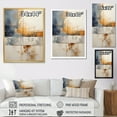 thumbnail image 4 of Designart "Golden Beige Road Tapestry I" Abstract Collages Canvas Prints, 4 of 7