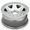 thumbnail image 2 of New OEM Replacement Wheel 17x8 in for 2014-2020 Cadillac Escalade Painted Silver 17 inch Steel Rim, 2 of 5