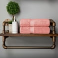 thumbnail image 2 of Superior Hymnia Egyptian Cotton Bath Towel Set, Tea Rose, 2 of 8