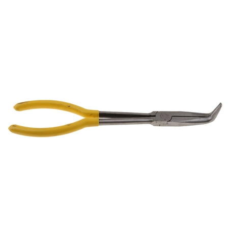 

11inch Extra Long Nose Straight Bent Nose Pliers Hand Tools - yellow 90 degree