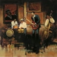 thumbnail image 2 of Sullivan, Miles 12x12 Gold Ornate Wood Framed with Double Matting Museum Art Print Titled - Latin Jazz, 2 of 4