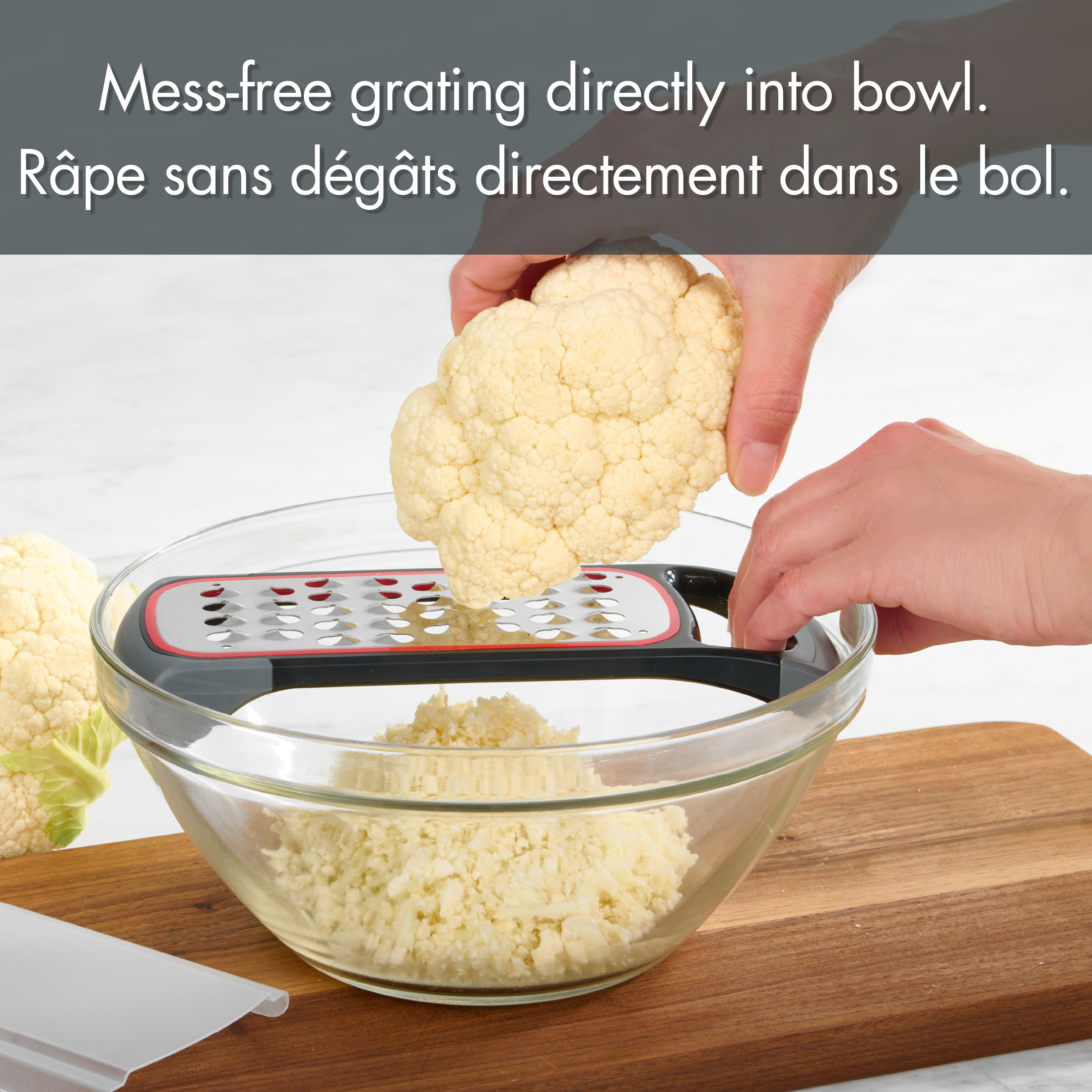 Mainstays Stainless Steel Bowl and Hand Grater, bowl grater