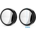 thumbnail image 5 of 2 Pcs Miroirs de Point Aveugle Rotatifs à 360°, Grand Angle Hd avec Miroirs de Point Aveugle Auto-Adhésifs 3M Angle Réglable Miroir de Point Aveugle (Noir), 5 of 5