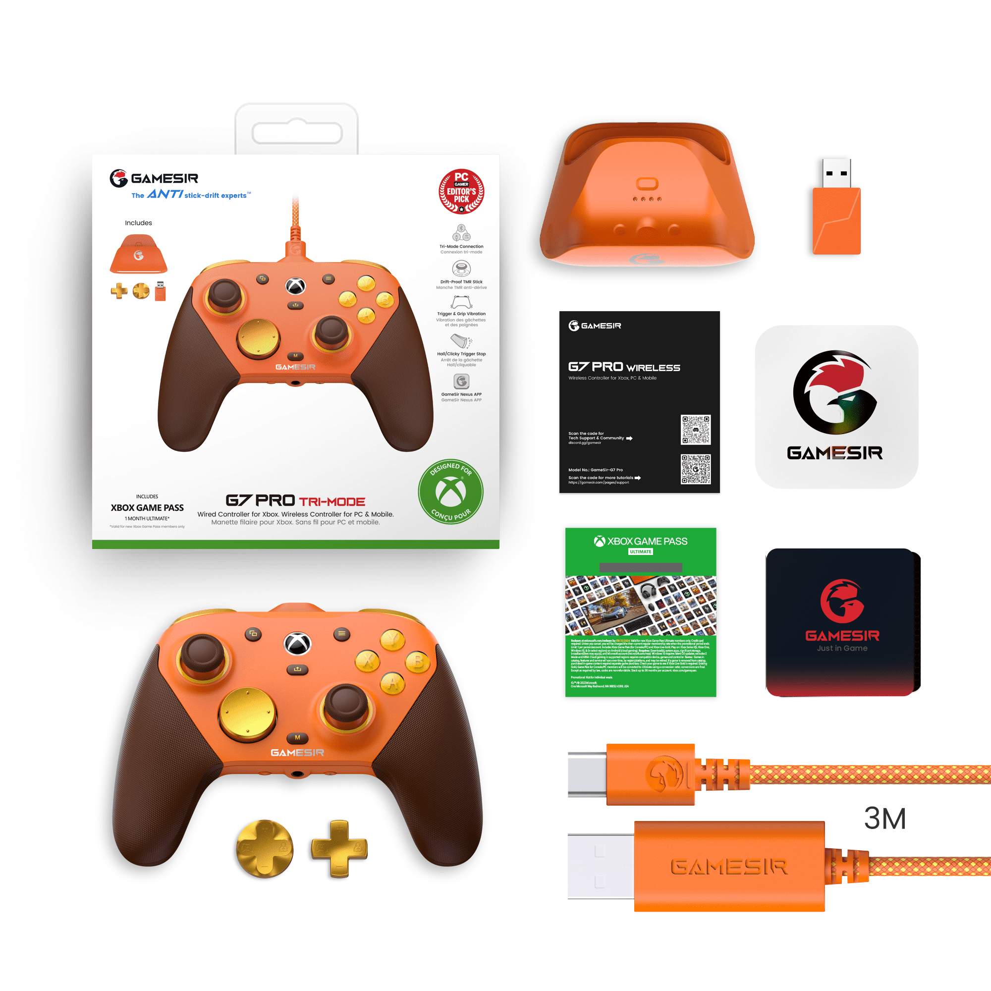 GAMESIR G7 Pro TRI-MODE Xbox Wired, PC & Mobile Wireless