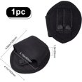 thumbnail image 2 of Estuche de poliéster con parte superior abierta para aplicación de la ley, con presilla para cinturón, universal, tamaño estándar, compatible con cadena y puños con bisagras., 2 of 7