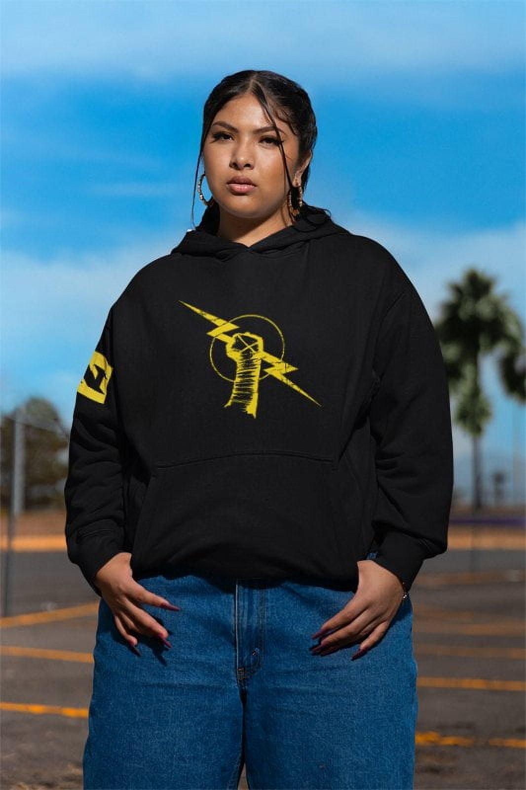 CM Punk Uprising Black Pullover Hoody Sweatshirt New L - Walmart.com