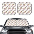 thumbnail image 2 of Windshield Sun Shade, Be Cool Panda Foldable Car Sun Shade Windshield For Front, 2 Pieces, 2 of 4