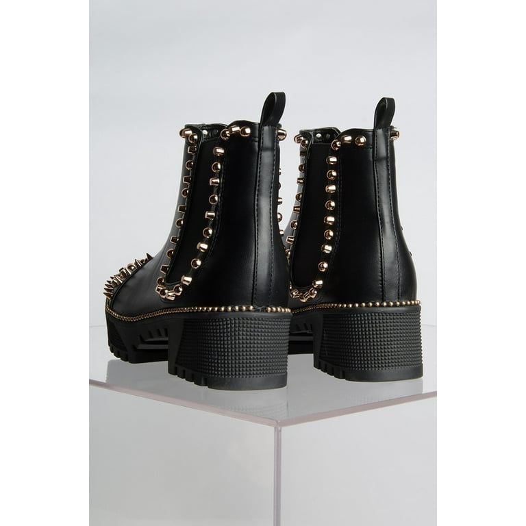 Cape robbin spiky platform chelsea clearance boot