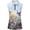 Light Blue, variant on Women Summer Tank Tops Stylish Print Split Neck Sleeveless For With Vibe Comfortable Lightweight Sleeveless Shirt Basic Clothes Fashion Clothing Size XL