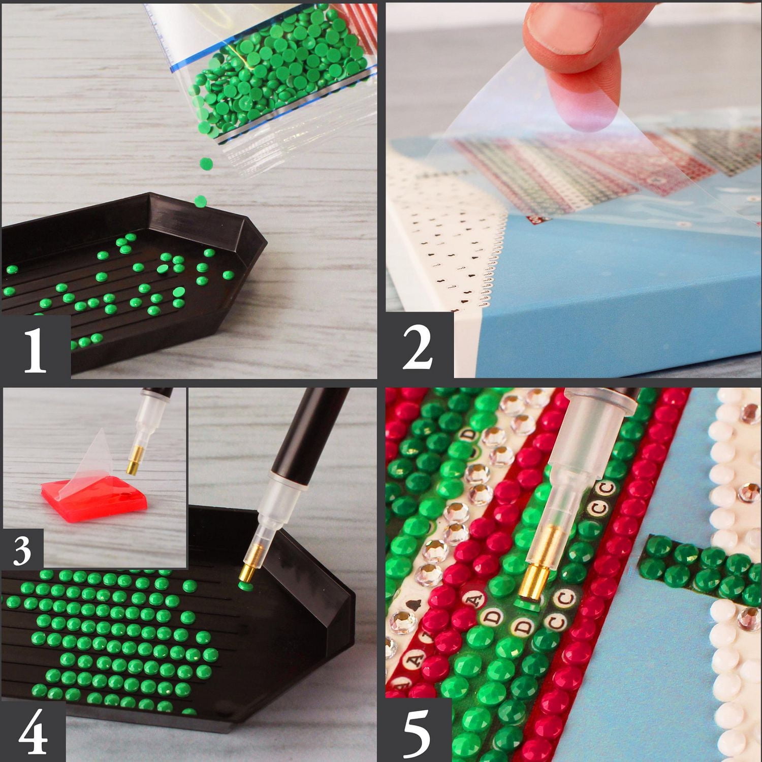 ArtSkills Peinture au diamant d’art brillant, renne Peinture en Diamants