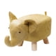 thumbnail image 5 of Reposapiés con forma de animal, reposapiés con patas de madera, bonito y multifuncional. amarillo, 5 of 9