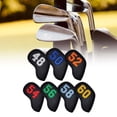 thumbnail image 4 of 7 Unids Universal Headcovers de Impermeable a Prueba de Polvo Portátil Covers Protector para Accesorios , negro colorido DYNWAVEMX Cubierta de cabeza de golf, 4 of 8
