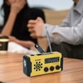 thumbnail image 5 of BotaniNest Hand Crank Solar Radio Emergency AM/FM/NOAA 300+M Flashlight Signal Power Bank For Outdoors, 5 of 5