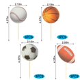 thumbnail image 2 of STATWTHMA 24 Piezas de Decoraciones para Cupcakes con Temática de Pelotas Deportivas, 2 of 7